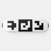 qr-code skateboard (Horizontaal)
