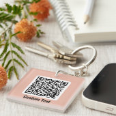 QR-code Sleutelhanger (Voorkant Rechts)