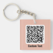 QR-code Sleutelhanger (Voorkant)