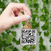 QR-CODE SLEUTELHANGER (Hand)