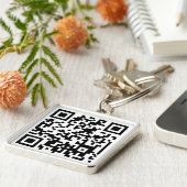 QR-CODE SLEUTELHANGER (Zijkant)