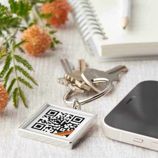 QR-code Sleutelhanger (Zijkant)