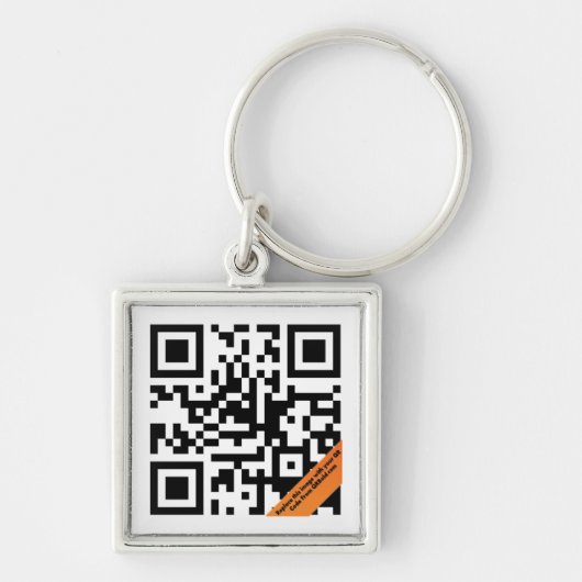 QR-code Sleutelhanger (Voorkant)
