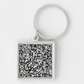 QR-code Sleutelhanger (Voorkant)