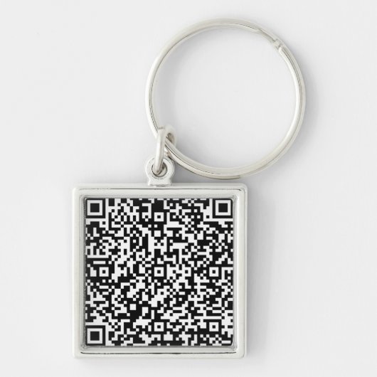 QR-code Sleutelhanger (Voorkant)
