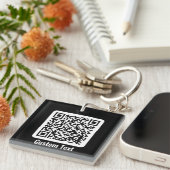 QR-code Sleutelhanger (Voorkant Rechts)