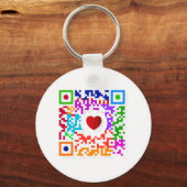 QR-code Sleutelhanger (Voorkant)