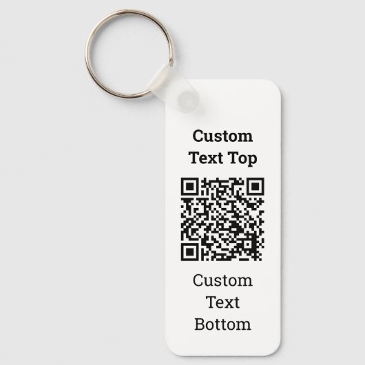 QR-code Sleutelhanger (Voorkant)