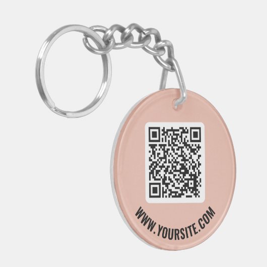 QR-code Sleutelhanger (Voorkant Links)