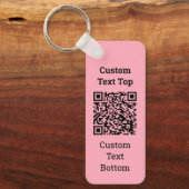 QR-code Sleutelhanger (Voorkant)