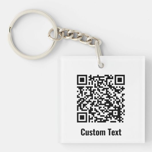 QR-code Sleutelhanger (Voorkant)