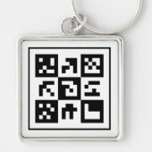 qr-code sleutelhanger (Voorkant)