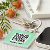 QR-code Sleutelhanger (Voorkant Rechts)