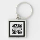 QR Code Sleutelhanger - Zoek je sleutels! (Voorkant)