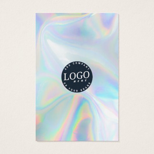 QR Code Social Media Company Site Holographique (Dos)