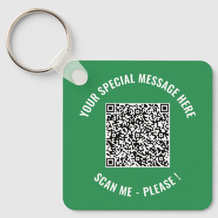 QR Code Speciaal bericht Verrassende Sleutelhanger