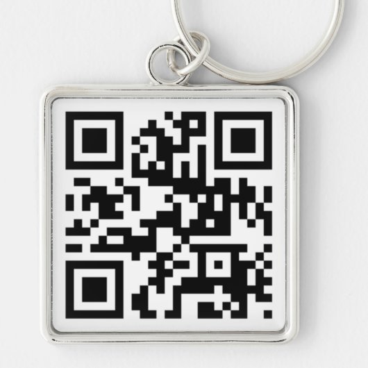 QR-code - Spijt me nerveus! Sleutelhanger (Voorkant)