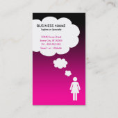 qr code stick visitekaartje (Achterkant)