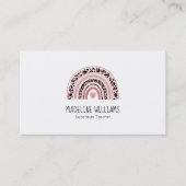 QR Code Substituut Visitekaartje leraar (Voorkant)