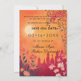 QR code Sunset Serenade bruiloft Save The Date