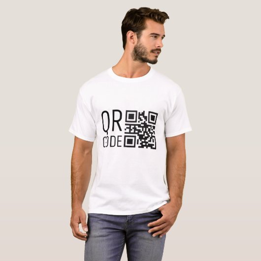 Qr-code T-shirt (Voorkant volledig)