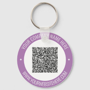 QR Code Tekst en Kleuren Uw Promotionele Sleutelha Sleutelhanger