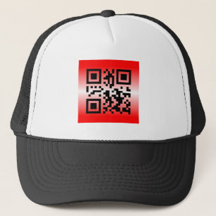 QR-code® tekst: IK DENK AAN JE Trucker Pet