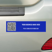 QR Code Tekst Promotionele Zakelijke Bumpersticker (Op auto)