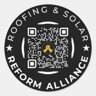 QR Code Tool Circle-Sticker voorverkopen Ronde Sticker