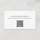 QR Code Trouwregister Romantische heidense wicca Informatiekaartje (Voorkant)