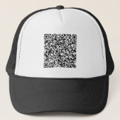 QR-code Trucker Hat - Moderne persoonlijke Trucker Pet (Voorkant)