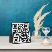 QR-code Uitsluitend vierkant tablet-plak met Easel Fotoplaat (Insitu)