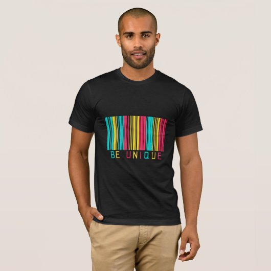 QR-code uniqeu T-shirt (Voorkant volledig)
