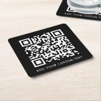 QR-code uploaden | Zwarte minimalistische eenvoudi