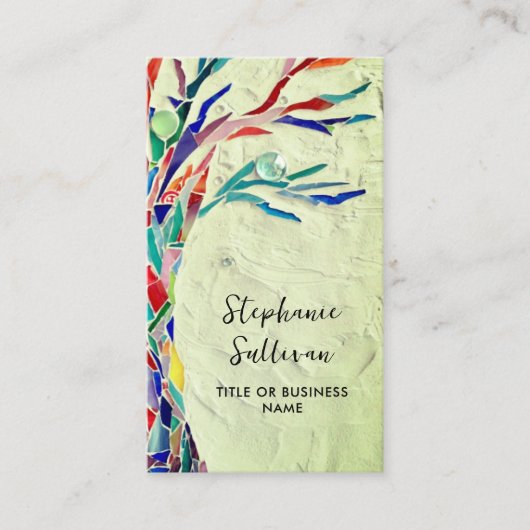 QR Code Uw Beroep Groen Visitekaartje (Voorkant)