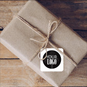 QR Code Uw Logo toevoegen Vierkante Sticker