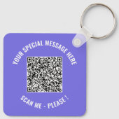 QR-code Uw speciale Enterprise Info Sleutelhanger (Achterkant)