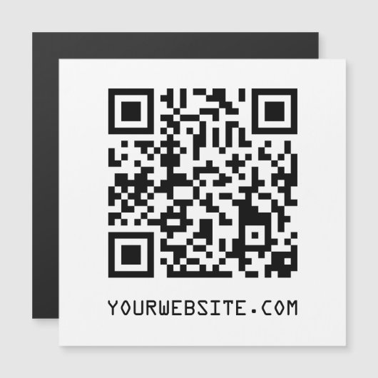 QR-code Uw webpagina-link (Voorkant / Achterkant)