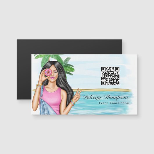 QR-code van gebeurteniscoördinator (Voorkant / Achterkant)