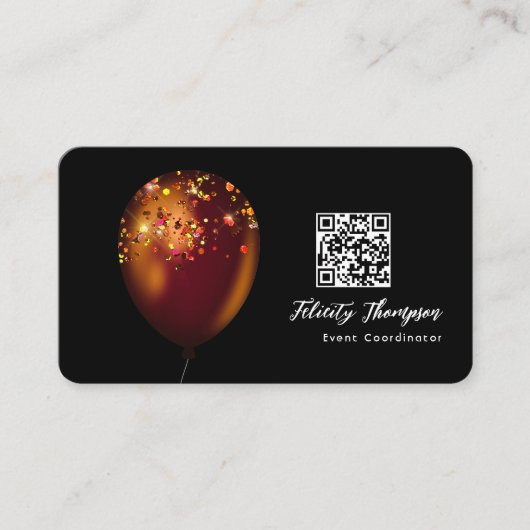 QR-code van gebeurteniscoördinator Visitekaartje (Voorkant)