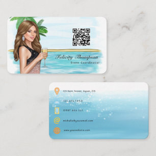 QR-code van gebeurteniscoördinator Visitekaartje