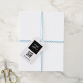  QR-code van het bedrijfsbedrijf Cadeaulabel (Met Touw)