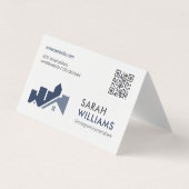 QR-code | Vastgoed thuis Visitekaartjes (Voorkant)