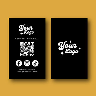 QR-code Verbind met Ons Zwart Visitekaartje