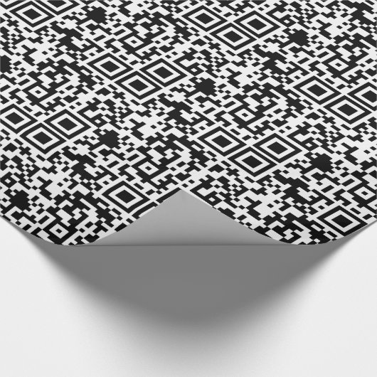 Qr-code Verpakkingspapier Cadeaupapier (Hoek)