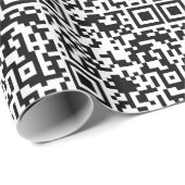 Qr-code Verpakkingspapier Cadeaupapier (Rol Hoek)