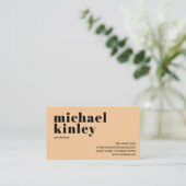 QR code vet moderne minimalistische professionele  Visitekaartje (Staand voorkant)