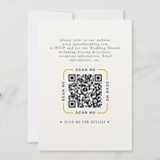 QR Code Video Wedding Invitation (Dos)