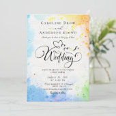 QR Code Video Wedding Invitation (Debout devant)