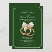 QR Code Video Wedding Invitation (Devant / Derrière)